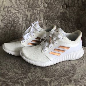 Adidas Edge Lux- White and Rose Gold